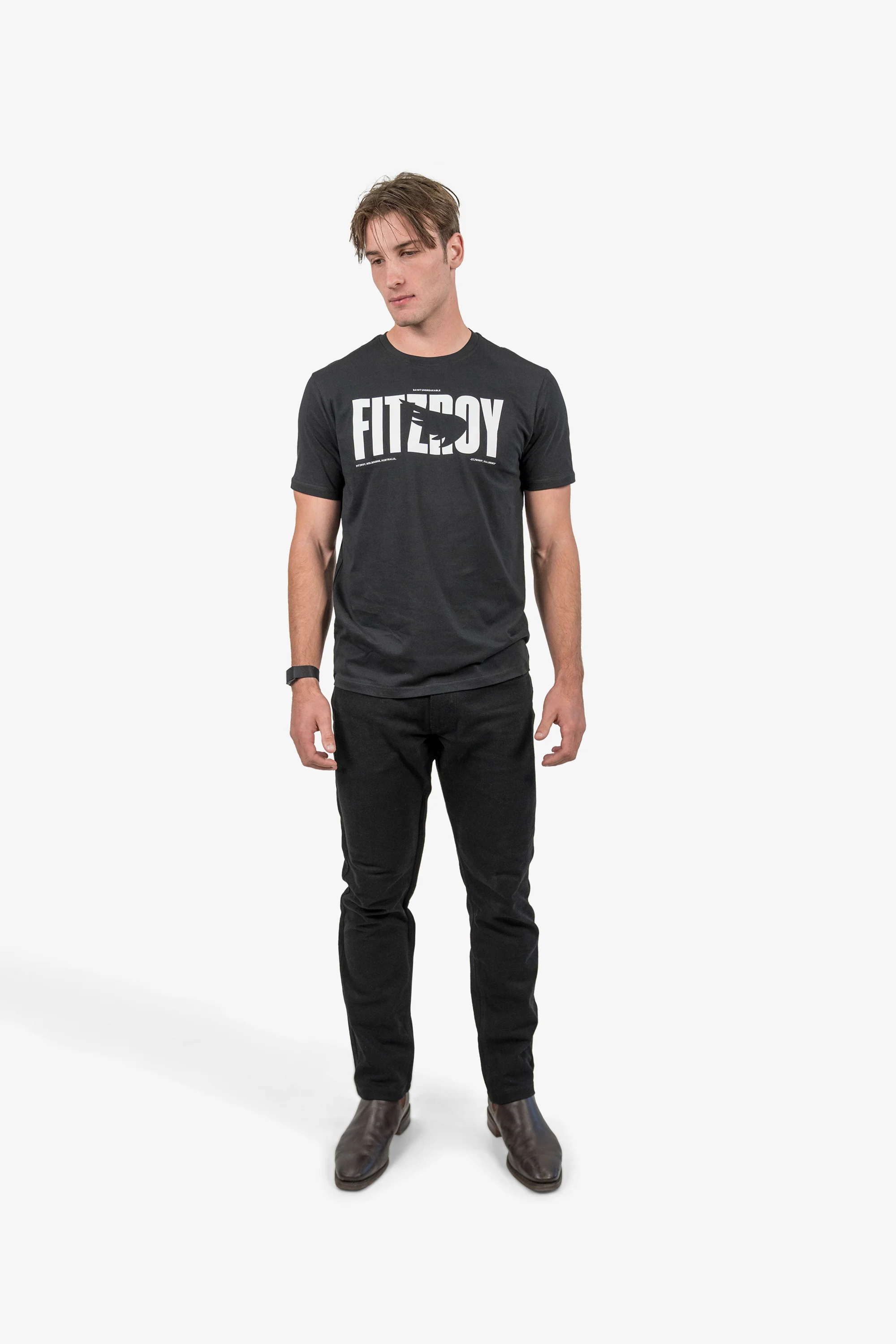 Fitzroy Tee | Black - Image 2