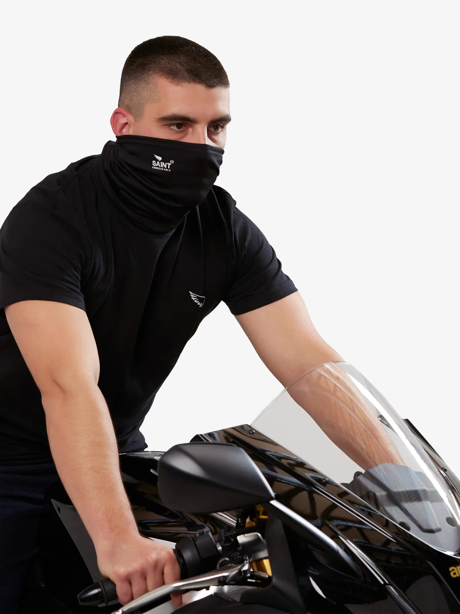 🎁 Neck Gaiter With Filter | Black - Image 3