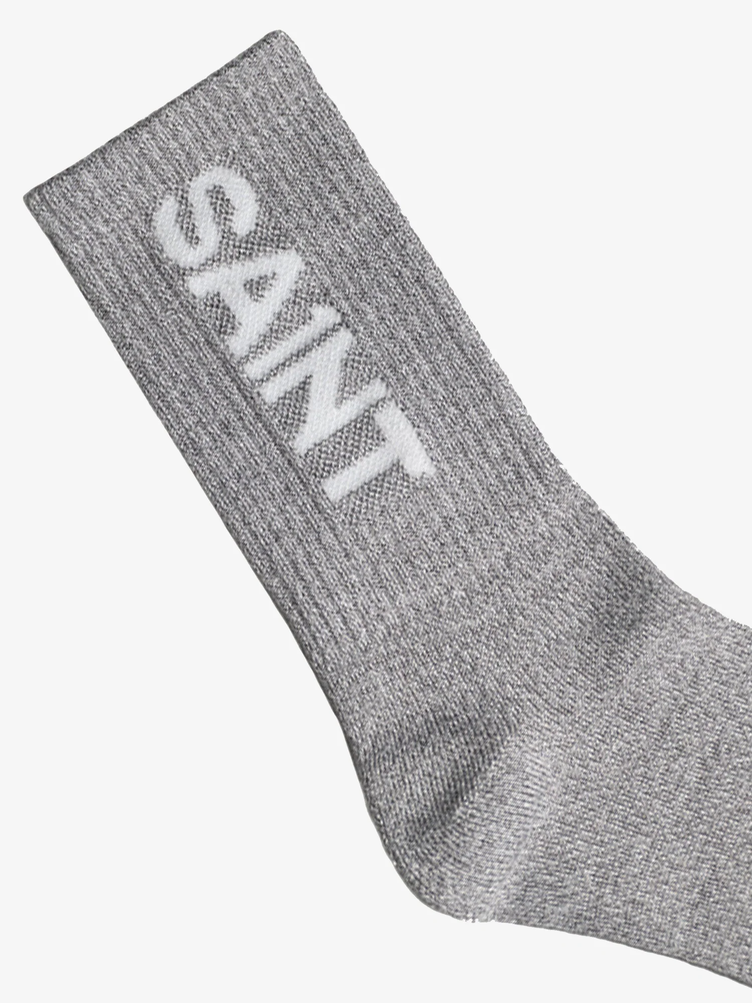 🎁 SA1NT Bamboo Crew Socks | 1 Pack | Grey - Image 2