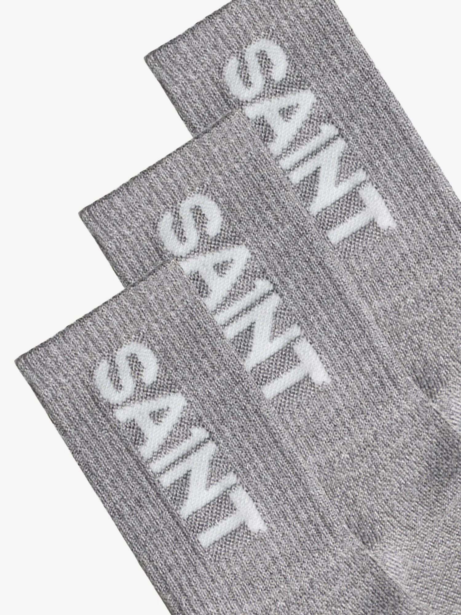 SA1NT Bamboo Crew Socks | 3 Pack | Grey