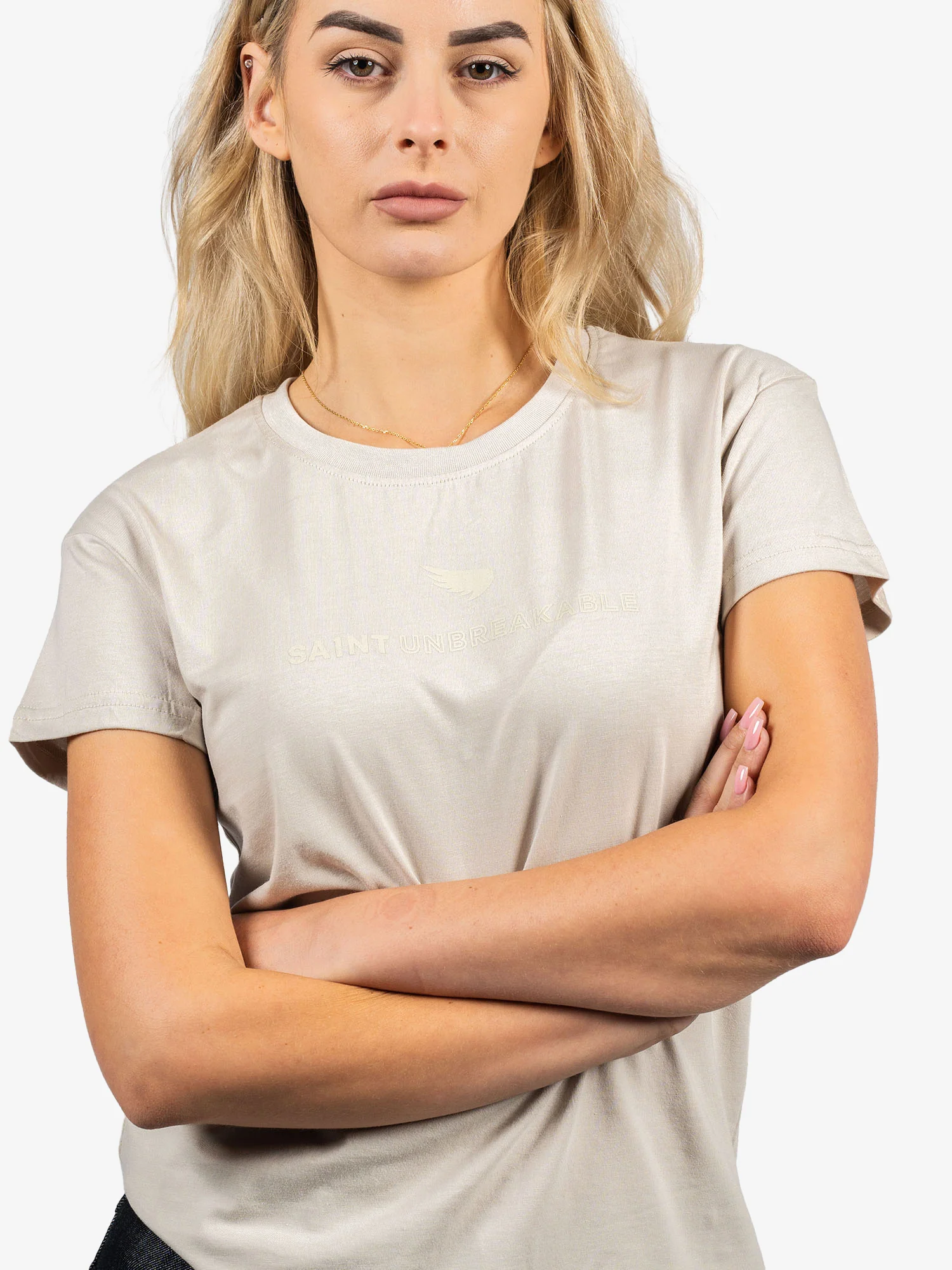 Women's SA1NT Wing Cotton Tencel Tee - Image 3
