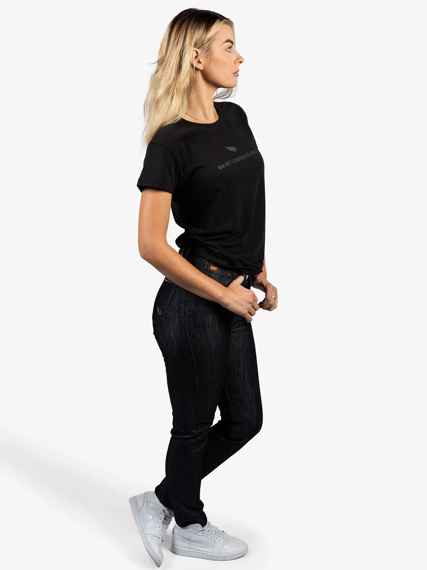 Women's SA1NT Wing Cotton Tencel Tee - Image 4